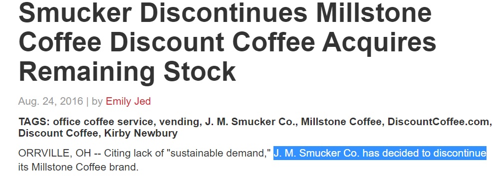 millstone gone smuckers